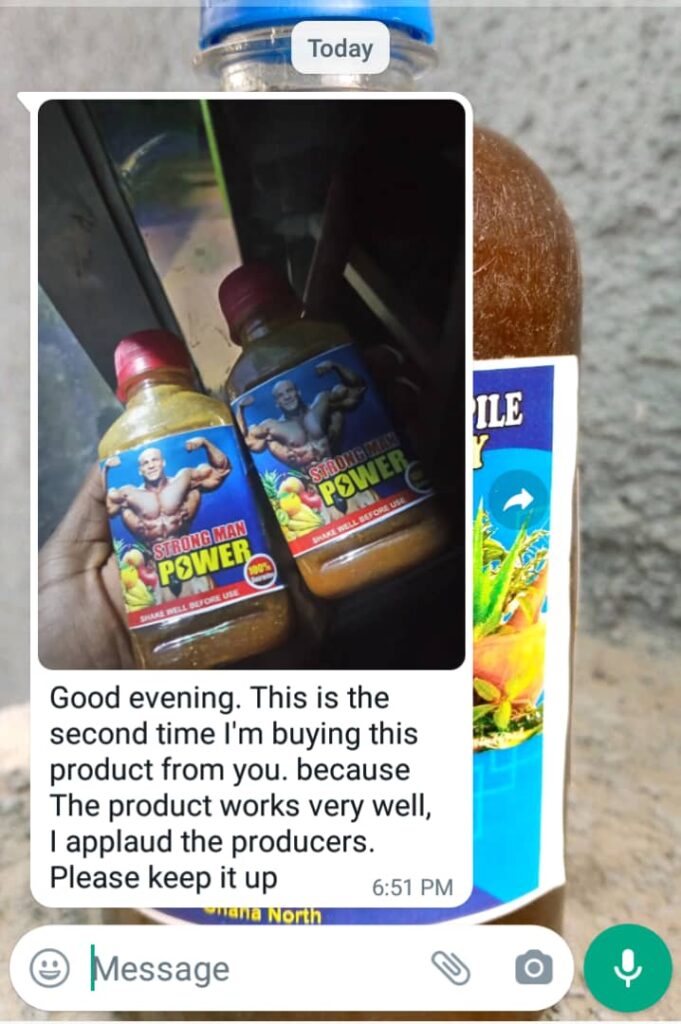Strong Man customer testimonial 1